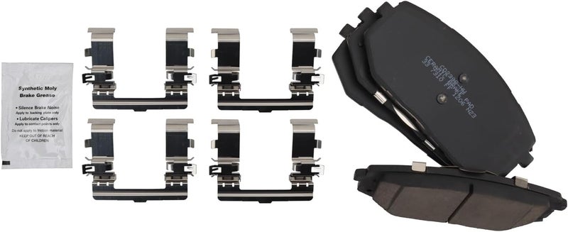 TRQ وسادات الفرامل الأمامية السيراميكية متوافقة مع 2022-2023 هيونداي توكسون 2023 كيا سبورتاج - Image 2